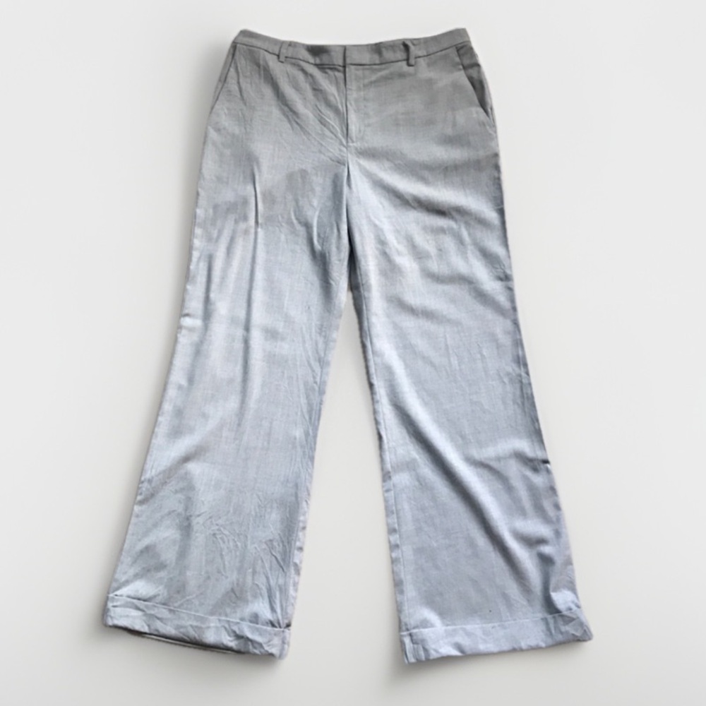 RALPH LAUREN WOMENS PANTS 100% WOOL STRAIGHT LEG TROUSER 12